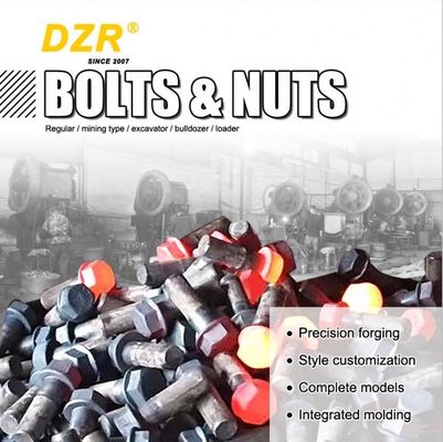 โบลท์และเน็ต PB1/2*1 1/2 2B5483 102-8072 102-8073 สําหรับบูลโดเซอร์ภารกิจหนัก