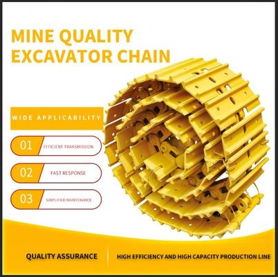 Forging Casting D80 Track Chain for Lubricating Bulldozer Track Link Dozer Link Assy