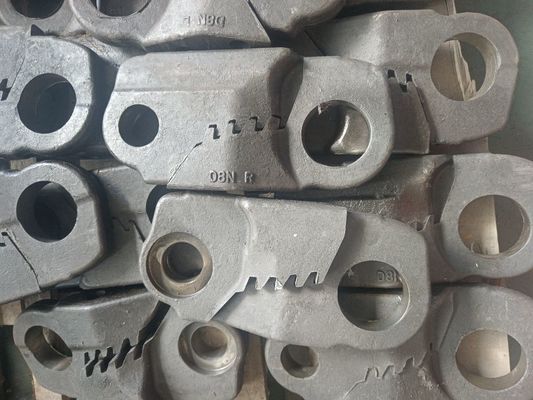 Black Colour D8N Track Chain for Excavator and Bulldozer High Surface Hardness HRC42-50