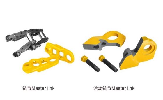 40Mn2/45L キャタピラー掘削機 機械修理店のためのトラックチェーン