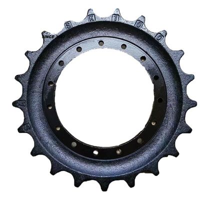 SK100 Excavator Track Bottom Rollers Chain Link Segment Sprockets Gear Forged or Cast