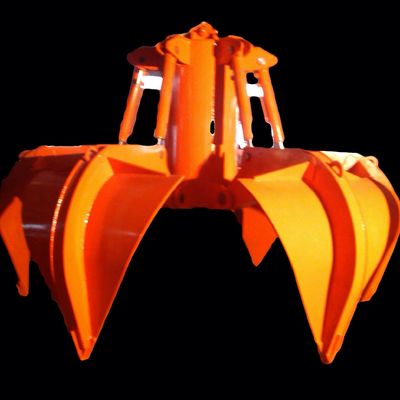 オレンジ プリンティス ログ ローダー 引っ張るケーブル ロープ 石のバケツ 掘削機 引っ張るバケツ 水力廃棄物 バケツ