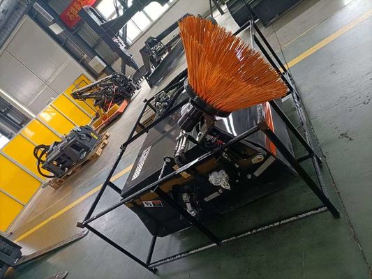 20 トン エグババター対応 性能 Angle Broom for All Brands スキッドステアローダー