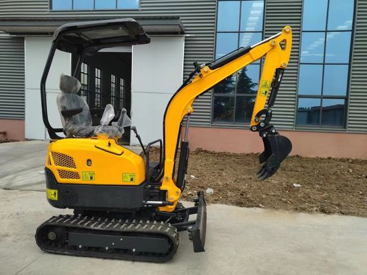 حداکثر عمق حفاری 2000mm مینی Excavator 3.5 تن EPA مزرعه استفاده شده Crawler Digger