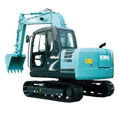 6.85トンの稼働重量 鉱山機械とロードブルドーザーの用 SK75掘削機