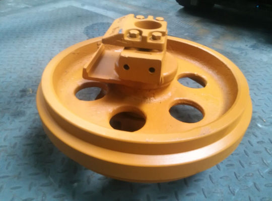 SK50 Excavator Undercarriage Spare Parts Front Roller Idler Wheel Forging Technique