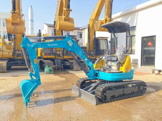 6.85トンの稼働重量 クローラー フロントナッツ Kubota U20 掘削機とヘッドボルトヘックス