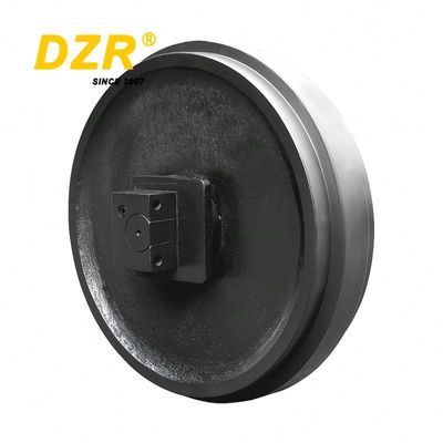 Black/Yellow D6H Forging Dozer Undercarriage Assy Idlers Group Wheel for D10T Excavator