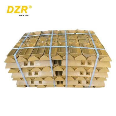Forging/Casting Bulldozer Track Pad in Black or Yellow for Excavator TD15E D21 SK200