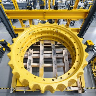 TD25ブルドーザーセグメント 1211907H1 ドーザー TD25 機械修理工場用駆動スプロケットリム