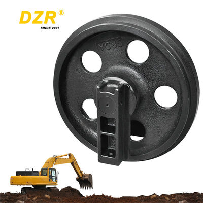 YC85 HRC53-57 2000Hours Excavator Front Idler για εξαρτήματα υποτροχιάς