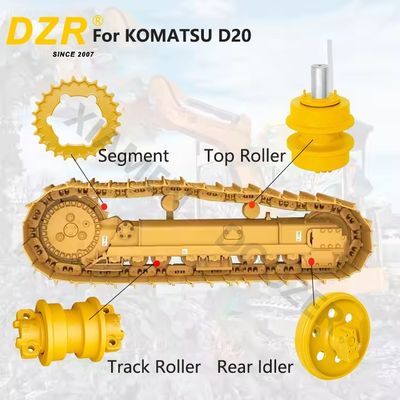 KOMATSU D20 オールシリーズ トップ・トラック・ローラー・アイダー・スプロケット・セグメント
