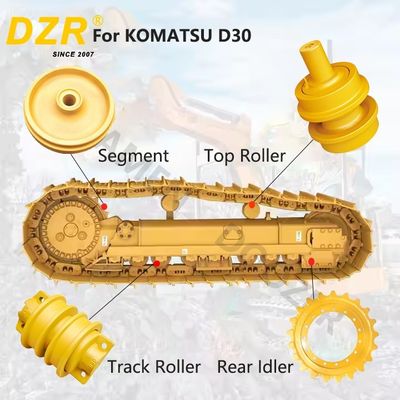 KOMATSU D30 オールシリーズ トップ・トラック・ローラー・イドル・スプロケット・セグメント
