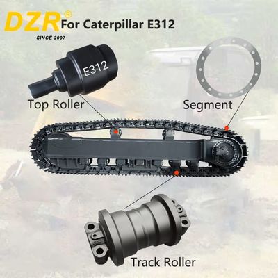 CAT E312 全シリーズ トップ・トラック・ロール・アイダー・プロケット・セグメント