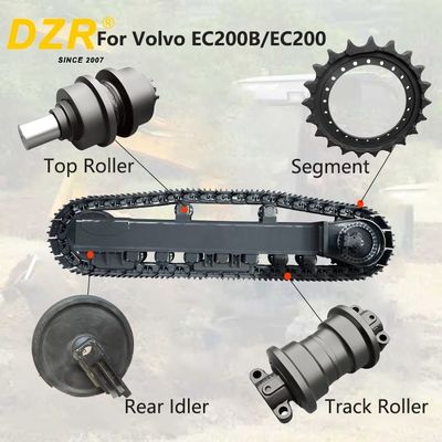 VOLVO EC200/EC200B 全シリーズ トップ・トラック・ローラー・アイダー・プロケット・セグメント