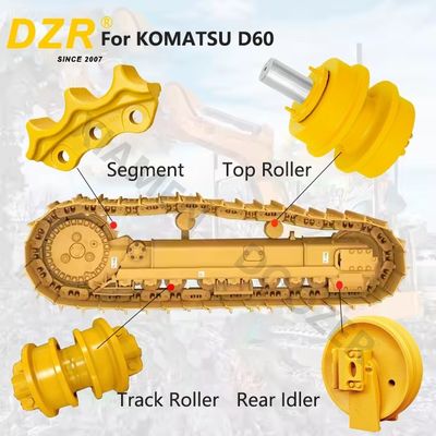 مجموعه کامل زیربنایی برای KOMATSU D60 تمام سری قطعات قطعات قطعات قطعات زیربنایی