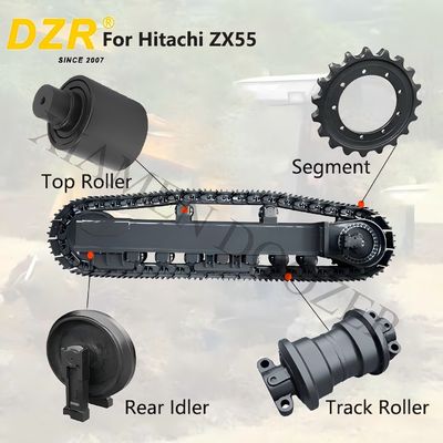Intero set di carrozzeria per Hitachi ZX55 All Series Top Track Roller Idler Sprocket Segment per ricambi di carrozzeria